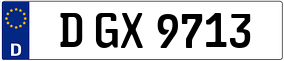Truck License Plate